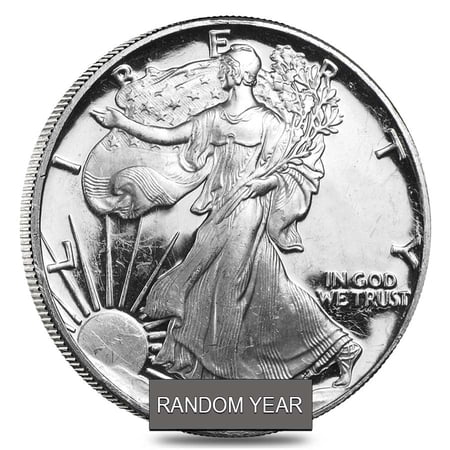 1 oz Proof Silver American Eagle (Abrasions, Random Year)