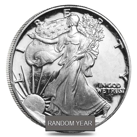 1 oz Proof Silver American Eagle (Abrasions, Random Year)