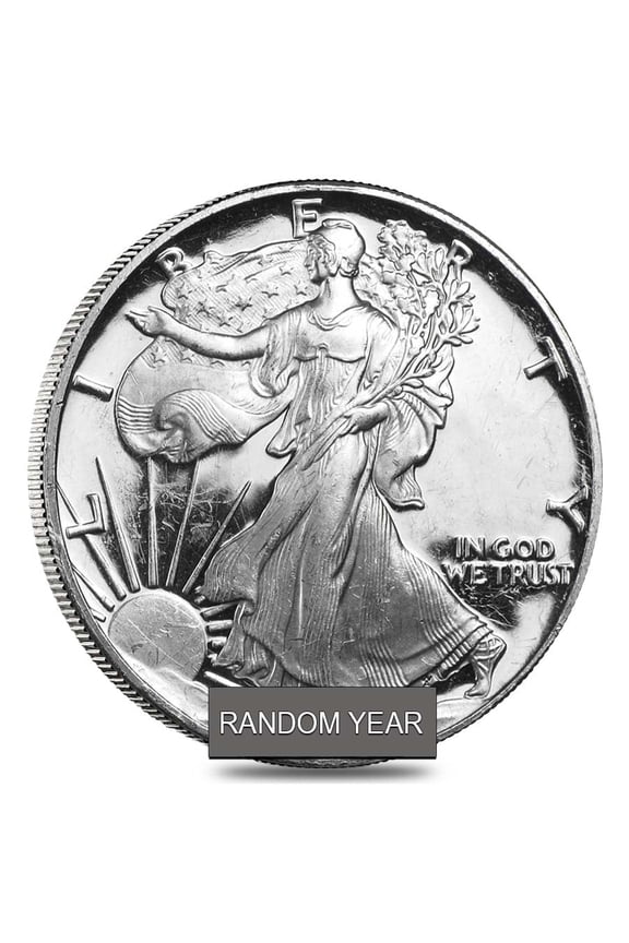 1 oz Proof Silver American Eagle (Abrasions, Random Year)