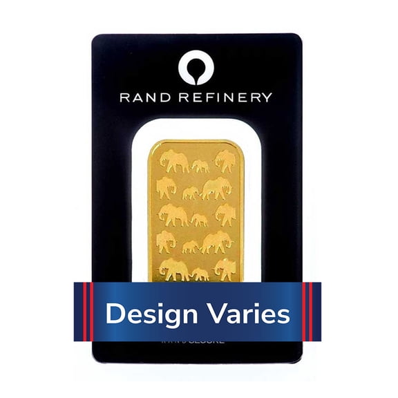 1-oz Rand Refinery Gold Bar .9999 Fine Sealed in Assay