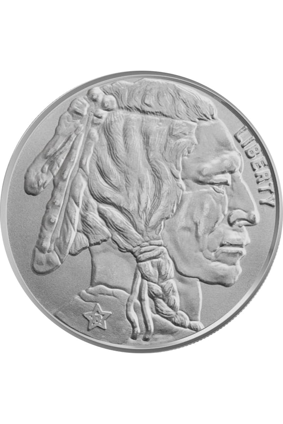 1 oz Regency Mint Buffalo Design Silver Round .999 Fine Silver