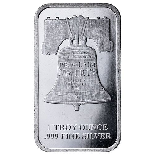 PRIVATE MINT 1 oz SD Bullion Proclaim Liberty Silver Bar