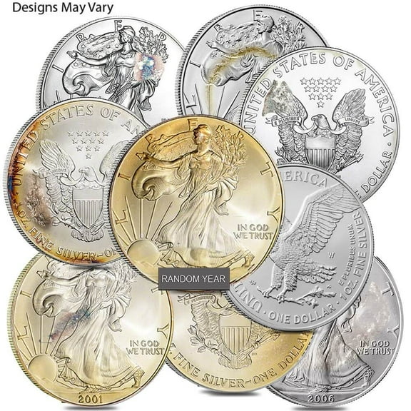 1 oz Silver American Eagle (Cull, Damaged, Circulated, Cleaned)