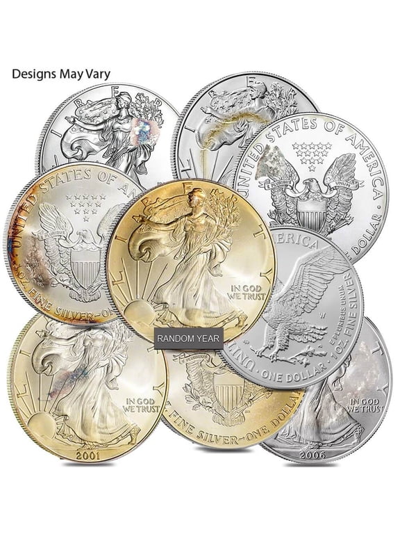 1 oz Silver American Eagle (Cull, Damaged, Circulated, Cleaned)