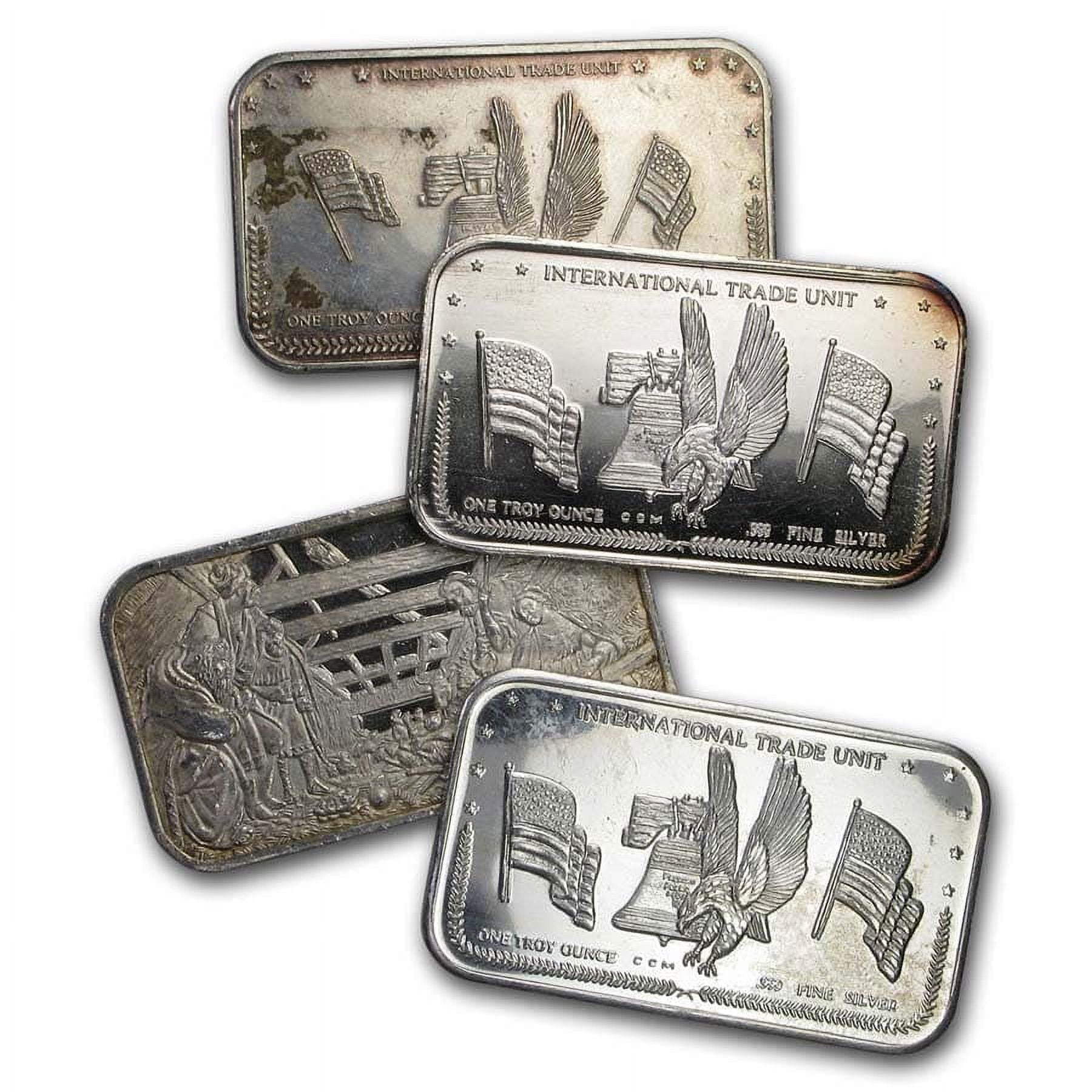 1 oz Silver Art Bar - California Crown Mint (Random Motif