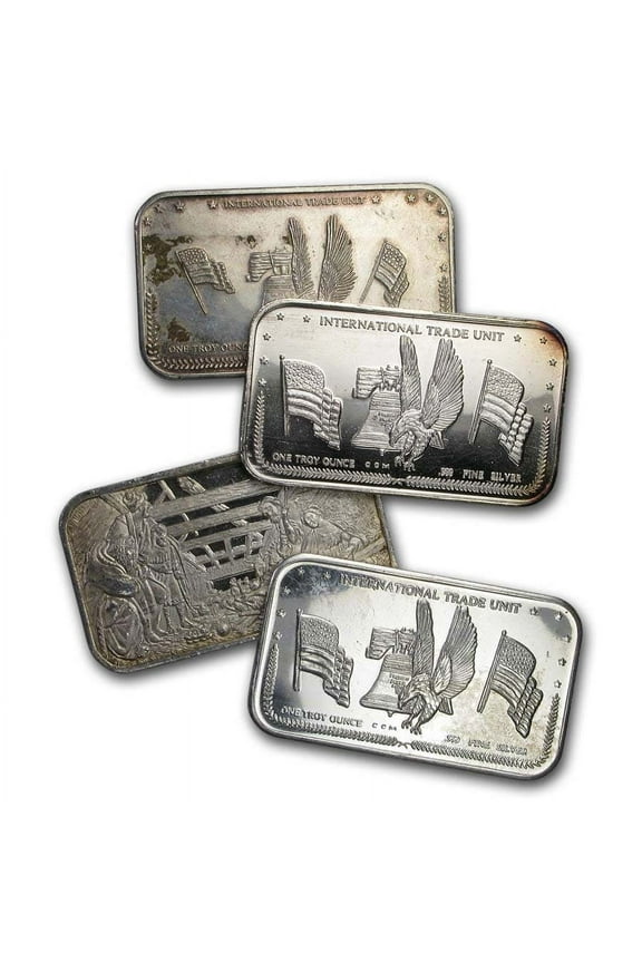 1 oz Silver Art Bar - California Crown Mint (Random Motif)