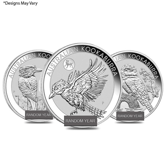 1 oz Silver Australian Kookaburra Perth Mint BU (Random Year)