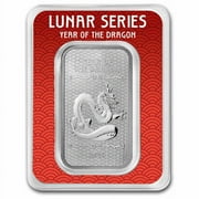 1 oz Silver Bar - 2024 APMEX Year of the Dragon TEP, Series 2