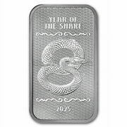 1 oz Silver Bar - 2025 APMEX Year of the Snake Series 2