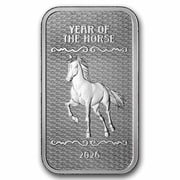 1 oz Silver Bar - 2026 APMEX Year of the Horse Series 2