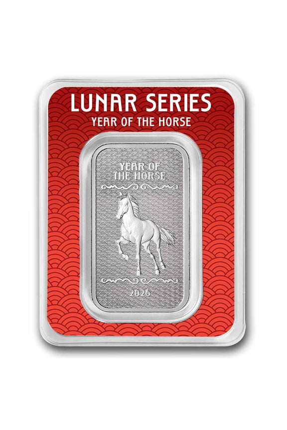 1 oz Silver Bar - 2026 APMEX Year of the Horse (TEP, Series 2)