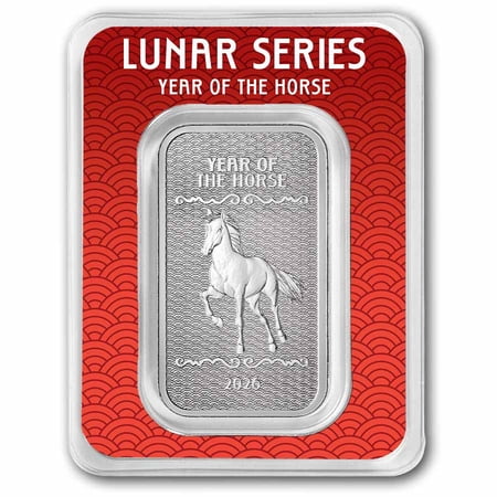 1 oz Silver Bar - 2026 APMEX Year of the Horse (TEP, Series 2)
