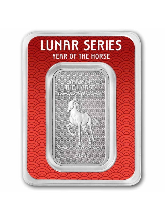 1 oz Silver Bar - 2026 APMEX Year of the Horse (TEP, Series 2)