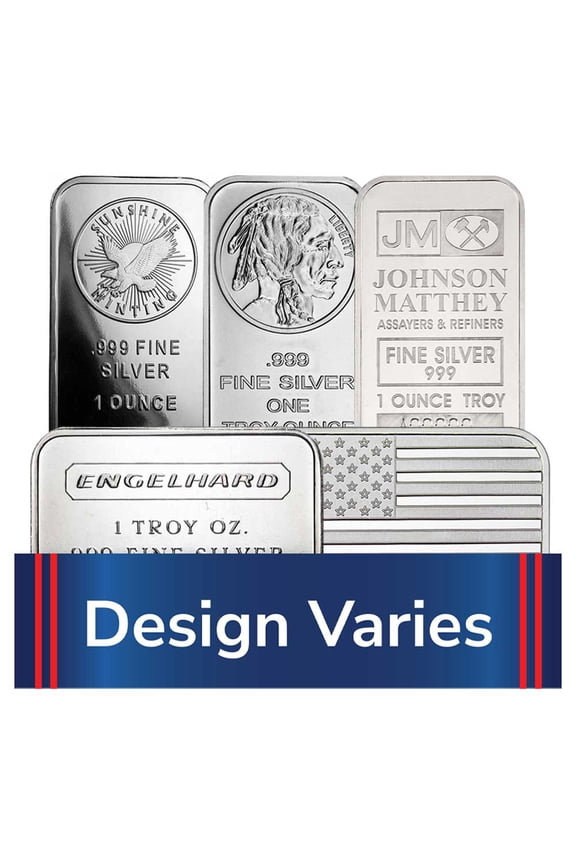 1-oz Silver Bar .999 Fine Secondary Market