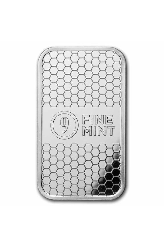 1 oz Silver Bar - 9Fine Mint