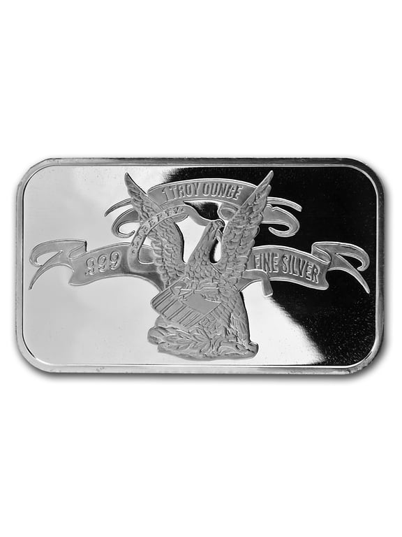 1 oz Silver Bar - APMEX (Eagle Design)