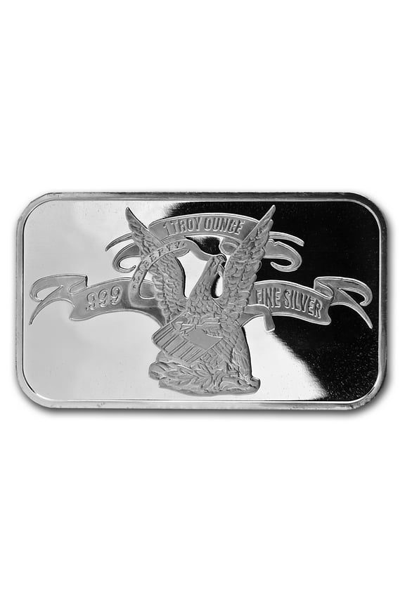 1 oz Silver Bar - APMEX (Eagle Design)