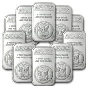 1 oz Silver Bar - APMEX (Lot of 10 Bars)