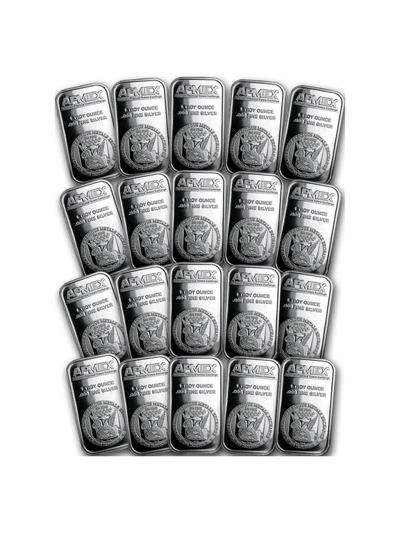 1 oz Silver Bar - APMEX (Lot of 20)