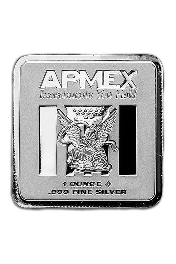 1 oz Silver Bar - APMEX (Square Series)