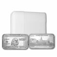 thumbnail image 1 of 1 oz Silver Bar – Ben Franklin $100 Bill Design - Lot of 20, 1 of 3