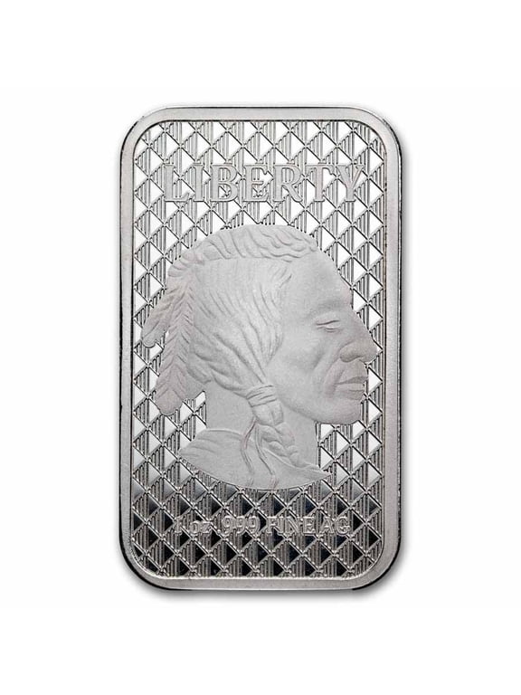 1 oz Silver Bar - Buffalo