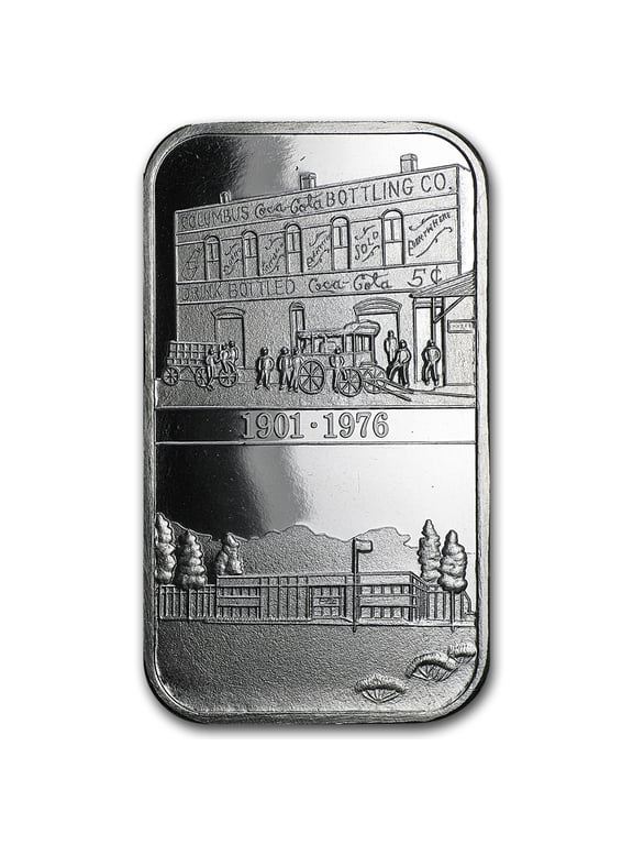 1 oz Silver Bar - Coca Cola (Columbus, GA)