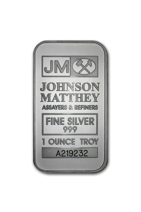1 oz Silver Bar - Johnson Matthey