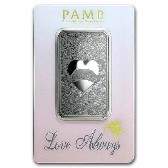 1 oz Silver Bar - (Love Always In Assay)