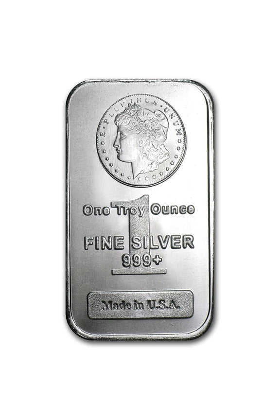 1 oz Silver Bar - Morgan Design (Secondary Market)