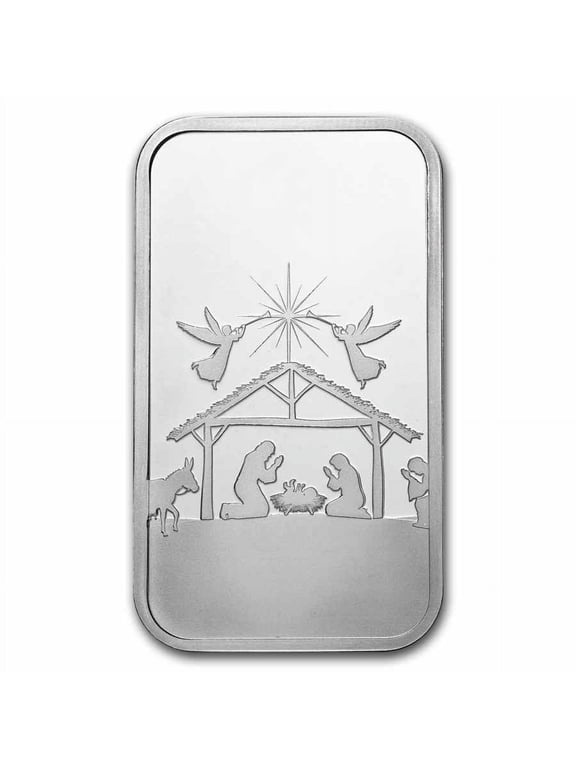 1 oz Silver Bar - Nativity