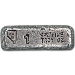 1 oz Silver Bar - Nevada Coin Mart Ingot