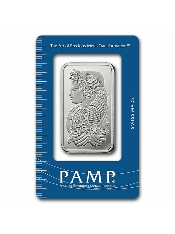 1 oz Silver Bar - PAMP Lady Fortuna (In Assay)