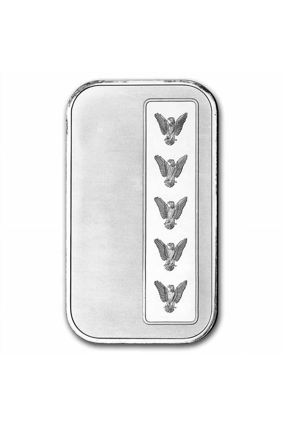 1 oz Silver Bar - RefineMet ("C" Serial Number)