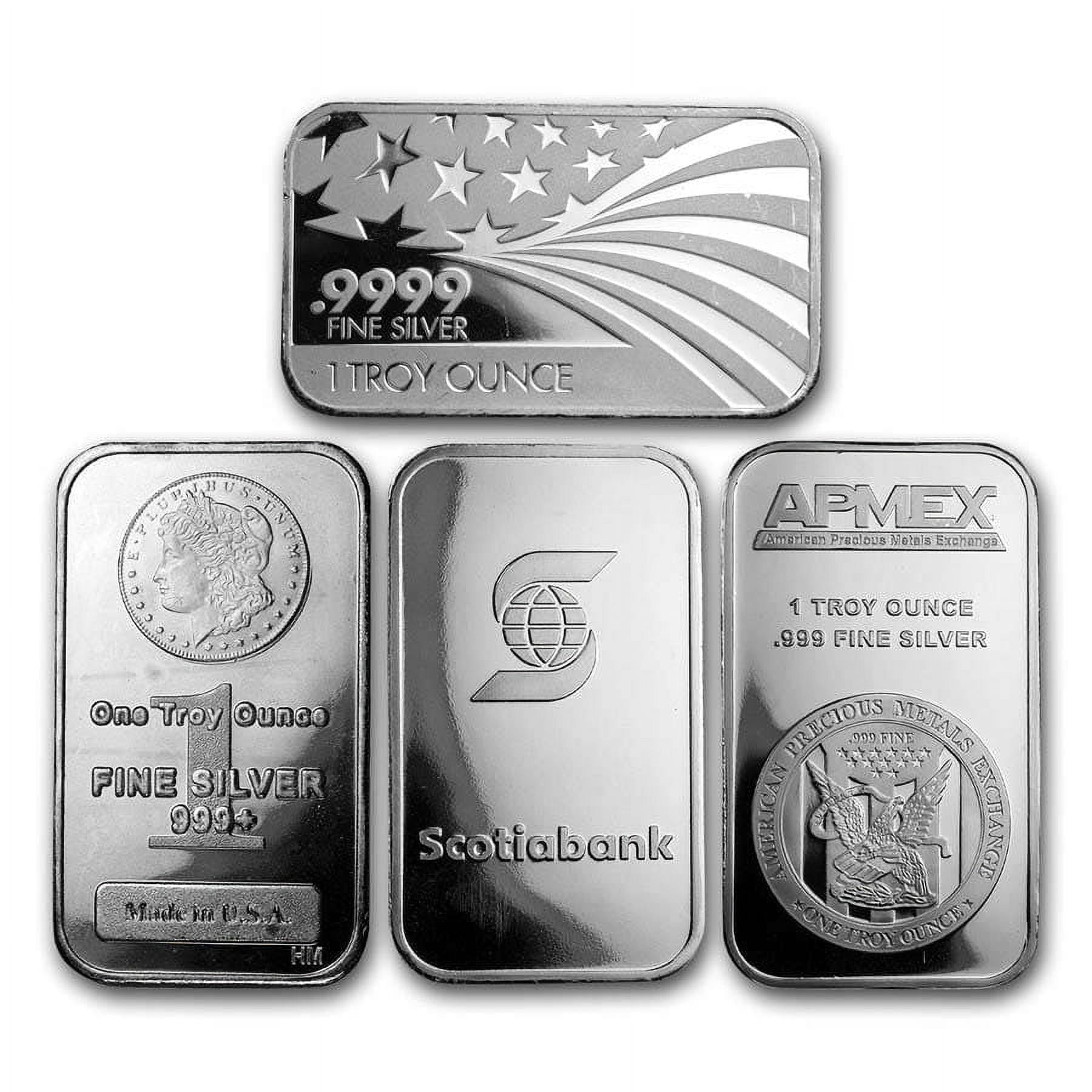 UNBRANDED 1 oz Silver Bar - Secondary Market
