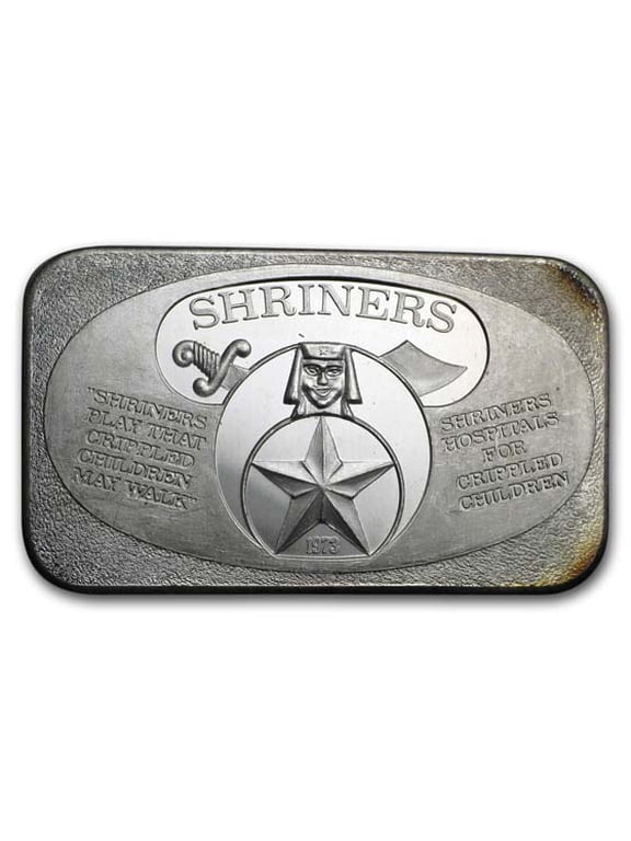 1 oz Silver Bar - Shriners