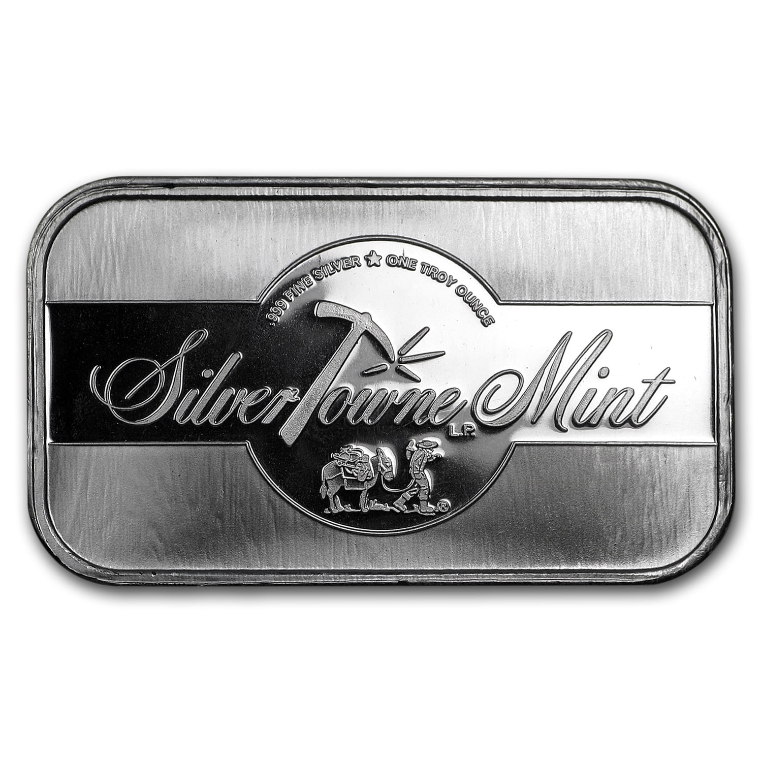 1 oz Silver Bar - SilverTowne Pickaxe - Walmart.com