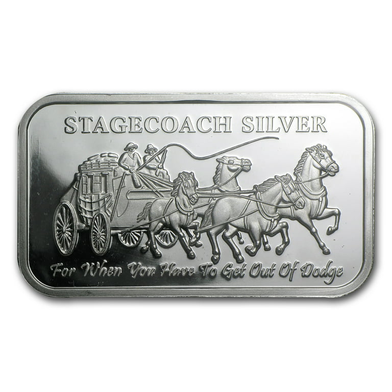 1 Oz Silver Bars, 999 Silver Bar, Horse Bar