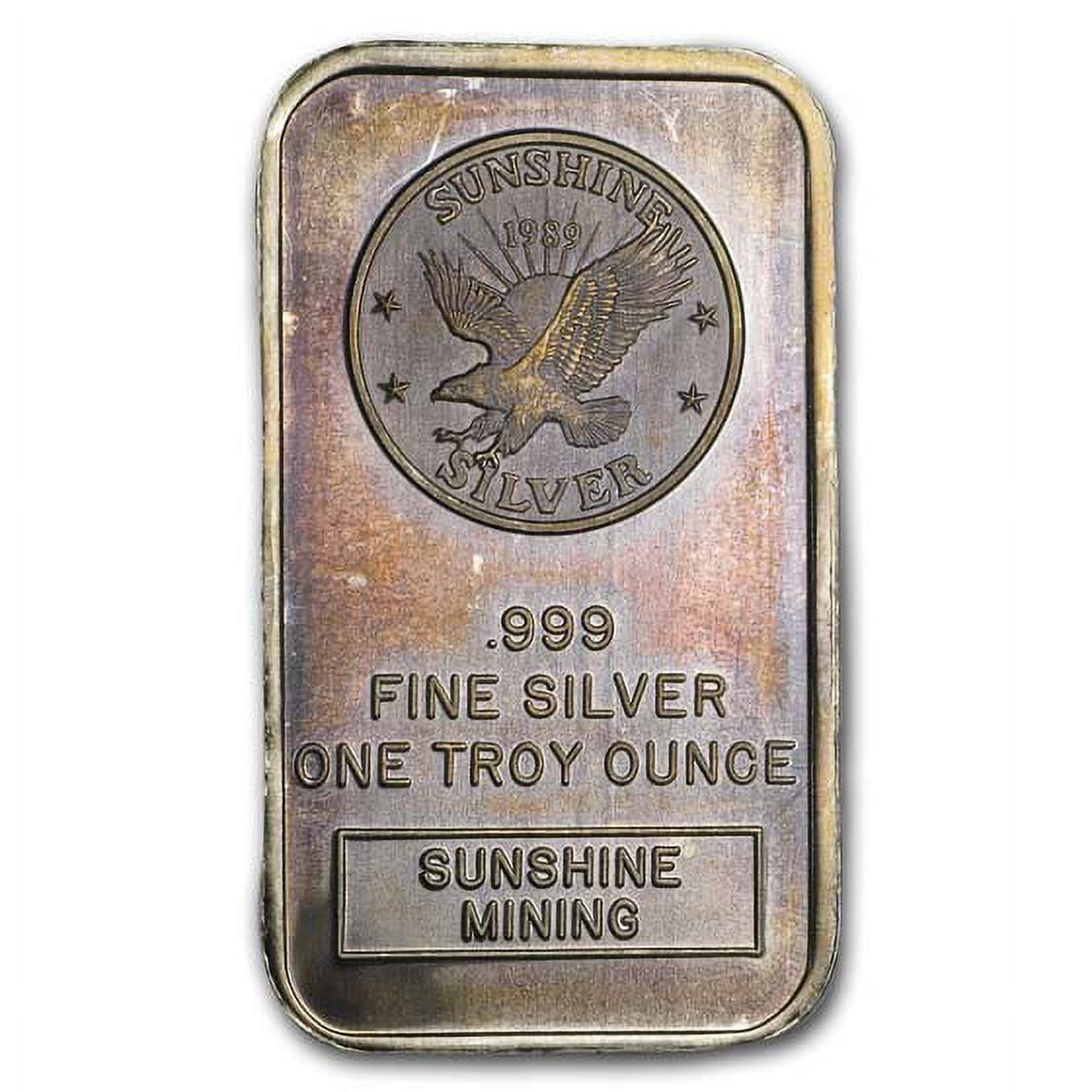 1 oz Silver Bar - Sunshine Mining (Vintage) - Walmart.com