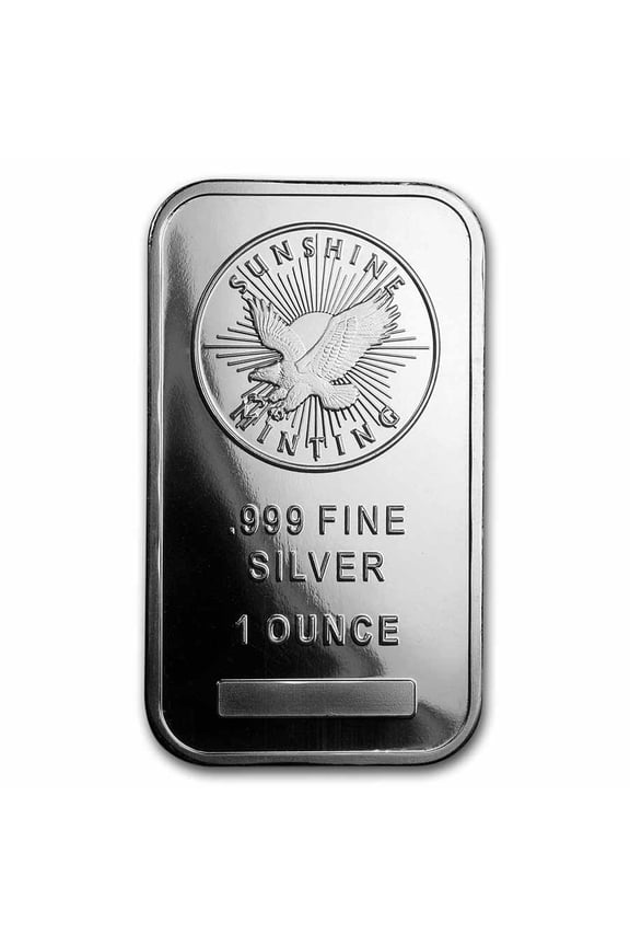 1 oz Silver Bar - Sunshine (Mint Mark SI)