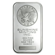 1 oz Silver Bar - Sunshine Original