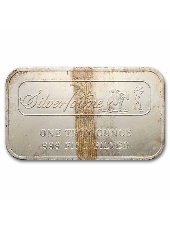 1 oz Silver Bar - Vintage SilverTowne (Random Motif, Scruffy)