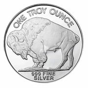 1 oz Silver Buffalo Round Random Mints .999