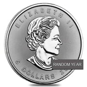1 oz Silver Canadian Maple Leaf BU (Random Year)