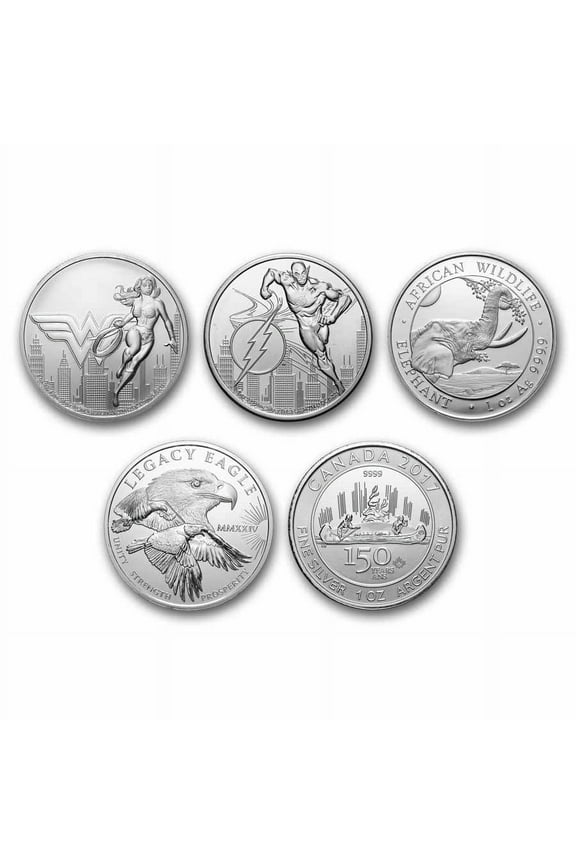 1 oz Silver Coin - Random Mint