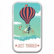 1 oz Silver Colorized Bar - APMEX Just Married, Balloon Ride