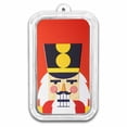 thumbnail image 1 of 1 oz Silver Colorized Bar - Joyful and Serious Nutcrackers, 1 of 4