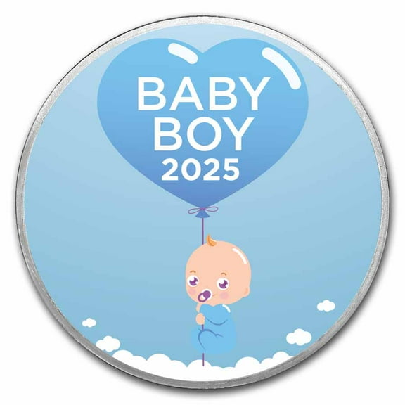 1 oz Silver Colorized Round - APMEX (Baby Boy Bundle of Joy 2025)