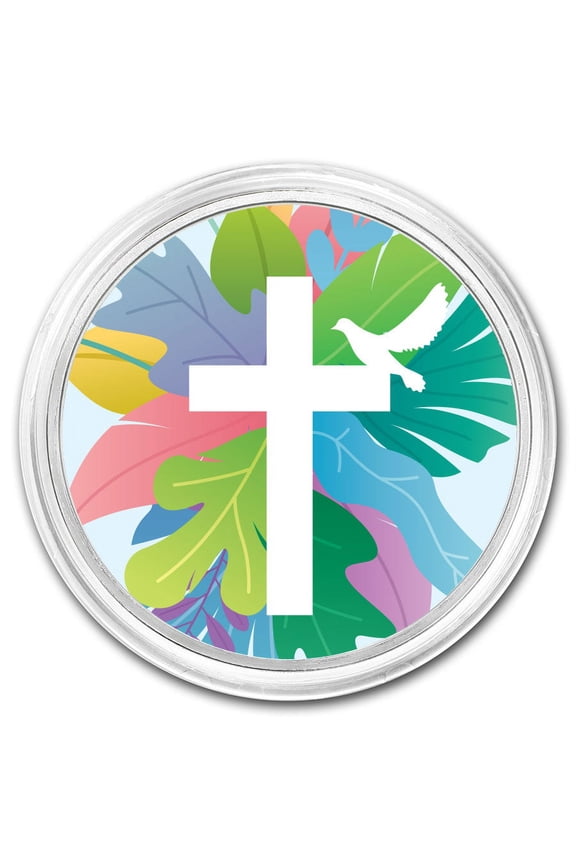 1 oz Silver Colorized Round - APMEX (Baptism)