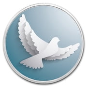 1 oz Silver Colorized Round - APMEX Dove of Peace